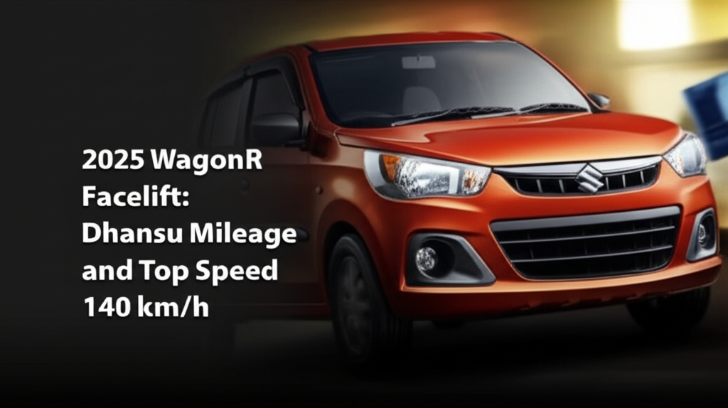 2025 WagonR Facelift: Dhansu Mileage and Top Speed 140 km/h