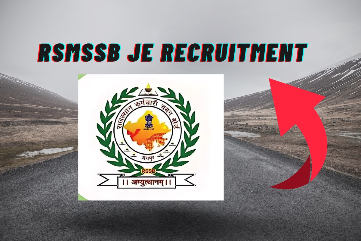 RSMSSB JE Recruitment